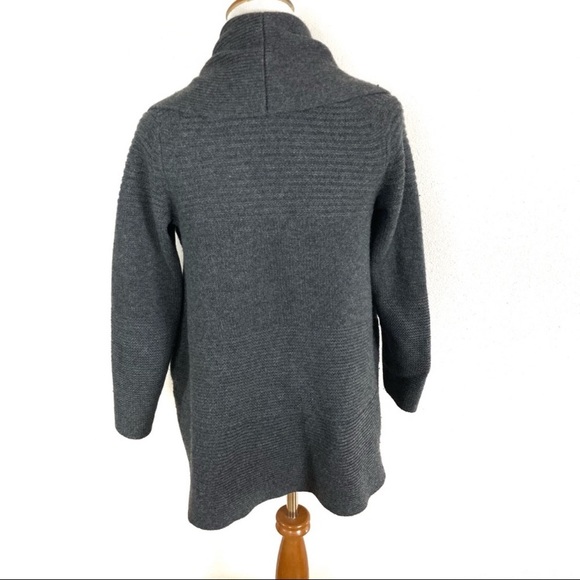 Nordstrom Cashmere Gray Circle Cocoon Sweater Cardigan Women’s‎ Sz XS